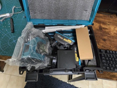 Niveau laser 4D 16 lignes 360° Gisam — Faisceau vert — Compatible Makita 18V — Coffret complet