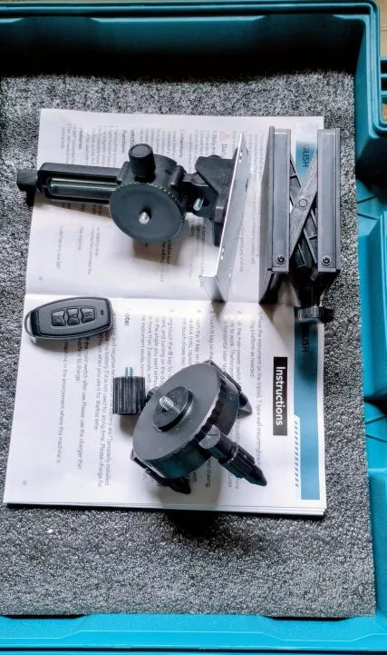 Niveau laser 4D 16 lignes 360° Gisam — Faisceau vert — Compatible Makita 18V — Coffret complet
