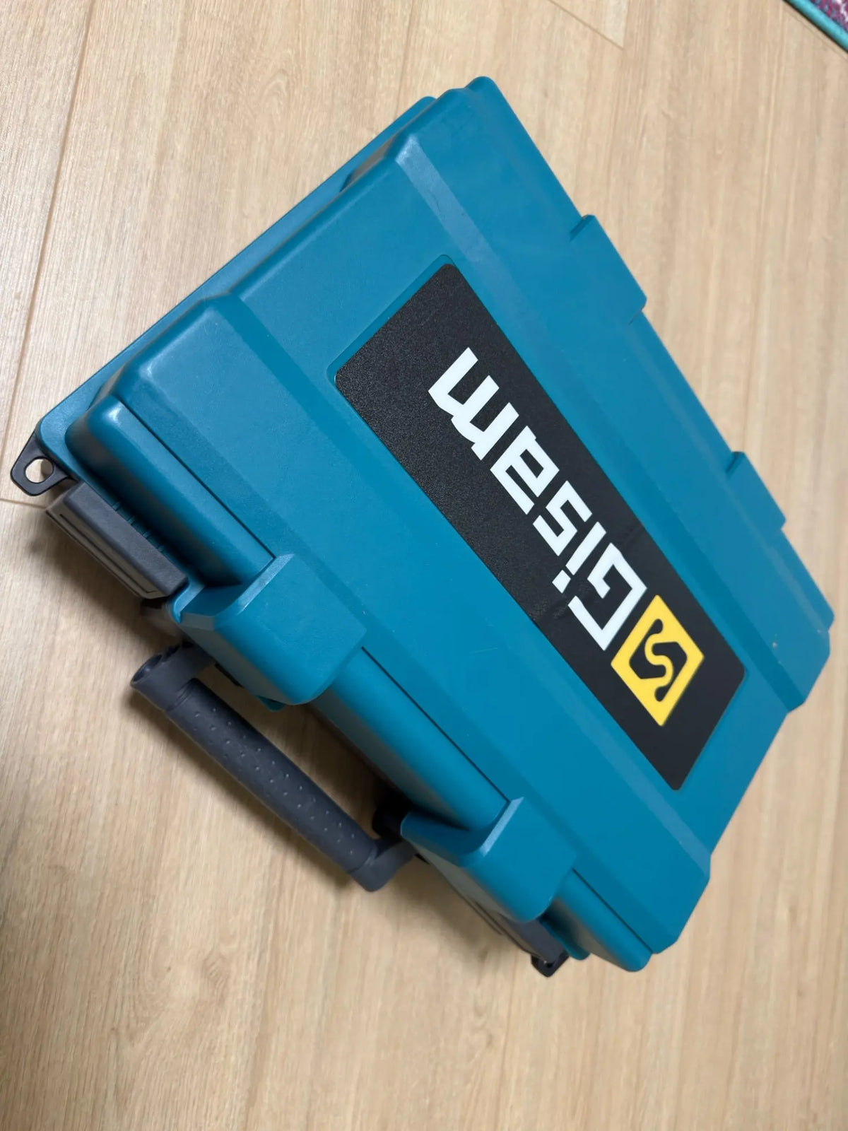 Niveau laser 4D 16 lignes 360° Gisam — Faisceau vert — Compatible Makita 18V — Coffret complet