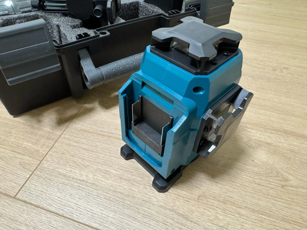 Niveau laser 4D 16 lignes 360° Gisam — Faisceau vert — Compatible Makita 18V — Coffret complet