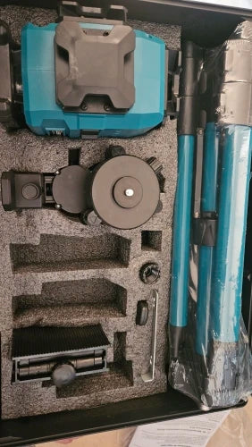 Niveau laser 4D 16 lignes 360° Gisam — Faisceau vert — Compatible Makita 18V — Coffret complet